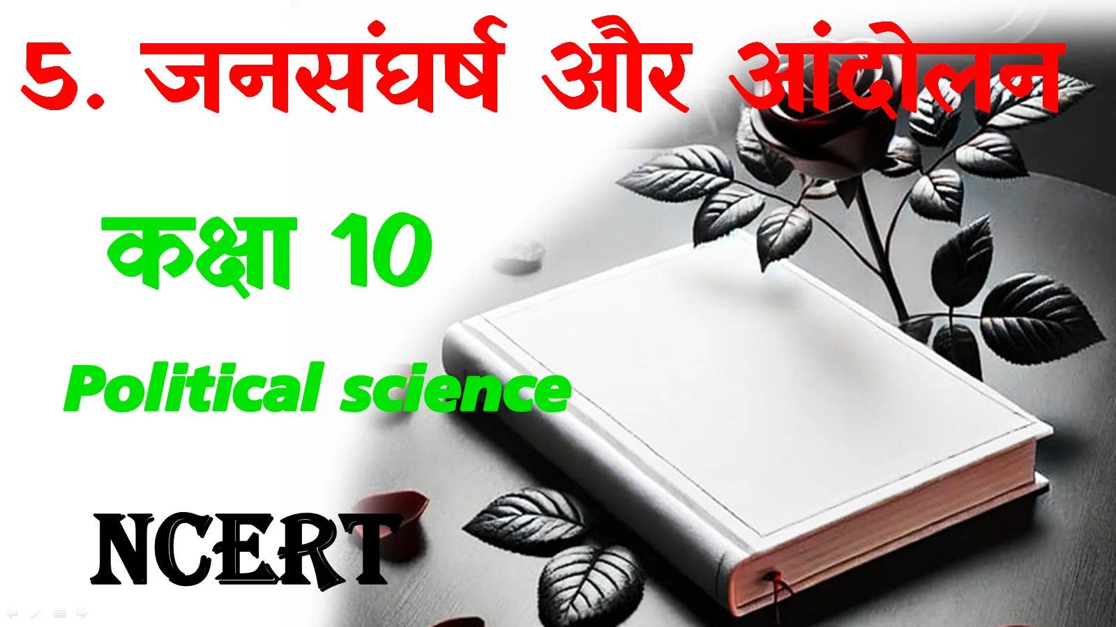 Jan Sangharsh Aur Aandolan MCQ in Hindi class 10th